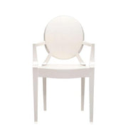 Louis Ghost Armchair, set of 2 or 4 by Philippe Starck for Kartell Chair Kartell Glossy White, Set of 2 