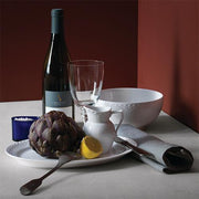 White Fluted Half Lace Serving Bowl, 1 Quart by Royal Copenhagen Dinnerware Royal Copenhagen 