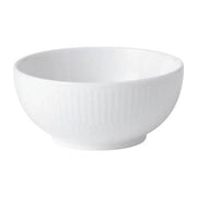 White Fluted Small Bowl, 8 oz. by Royal Copenhagen Dinnerware Royal Copenhagen 