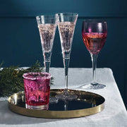 Winter Wonders Winter Rose Clear Wine Glass, Set of 2, 9.4" by Waterford Stemware Waterford 