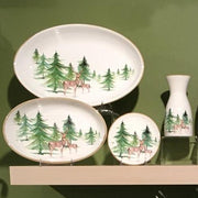 Woodlands Oval Platter, 12" x 15" by Abbiamo Tutto Dinnerware Abbiamo Tutto 